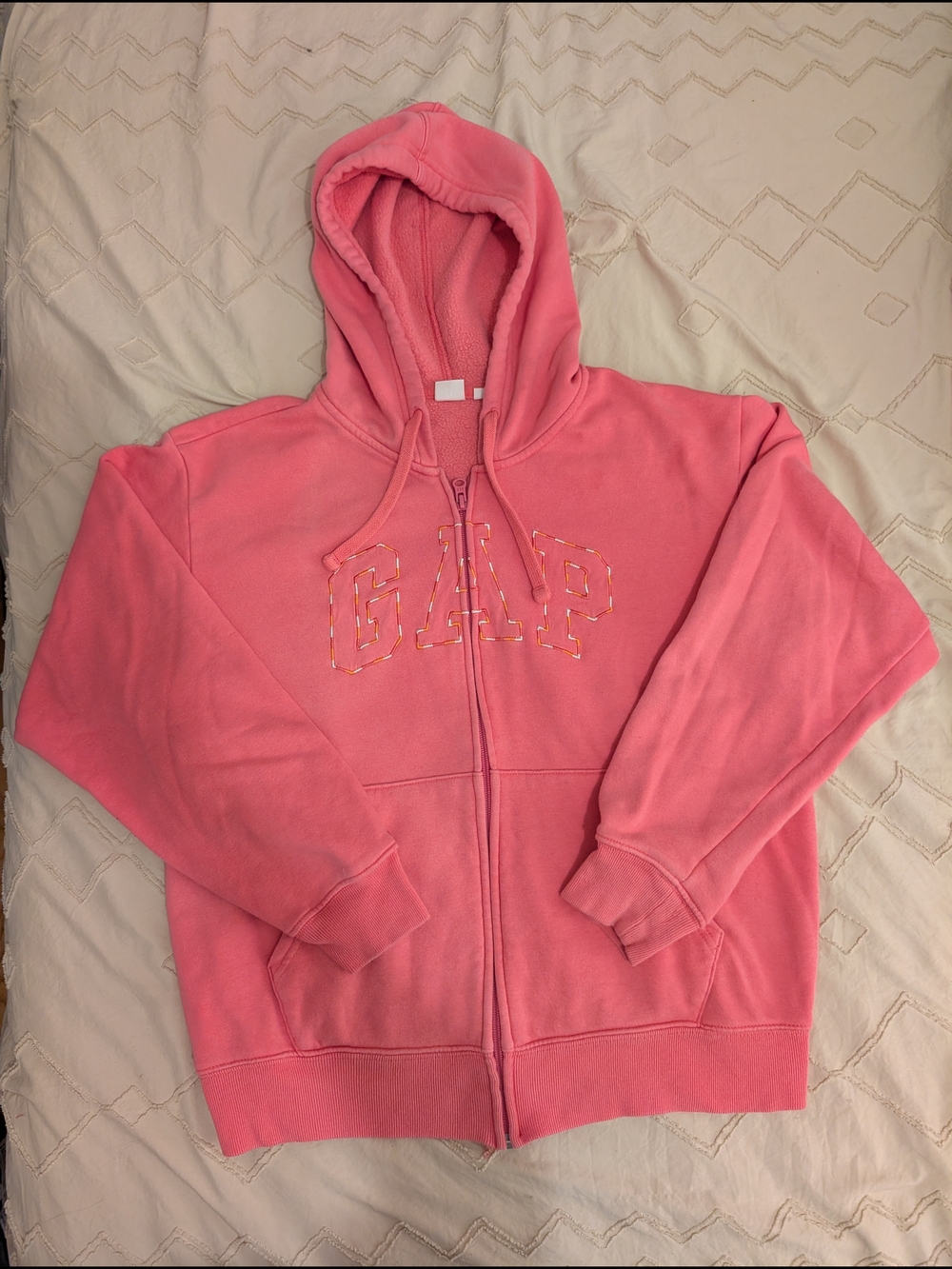 GAP Pink Full-Zip Hoodie